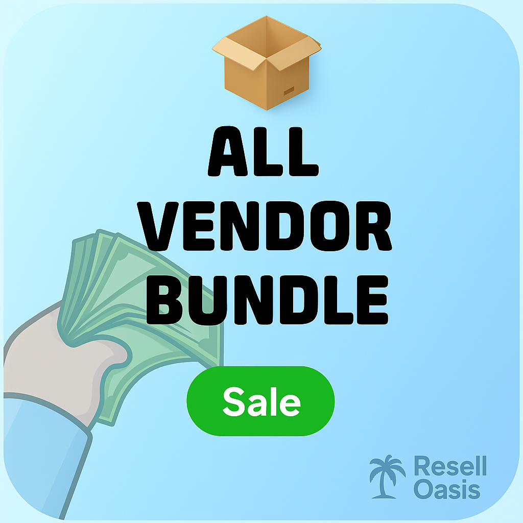 ALL VENDOR BUNDLE (ON SALE 50%)